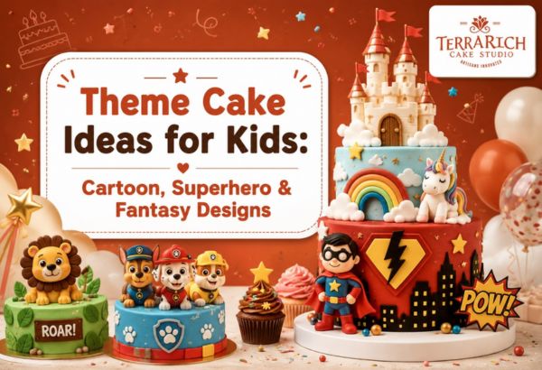 Theme Cake Ideas for Kids: Cartoon, Superhero & Fantasy Designs
