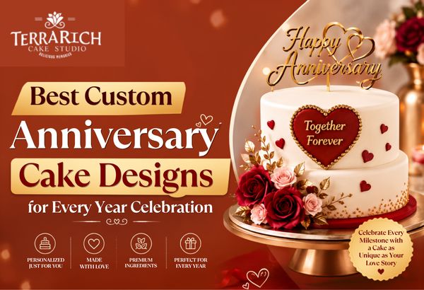 Best Custom Anniversary Cake Designs for Every Year