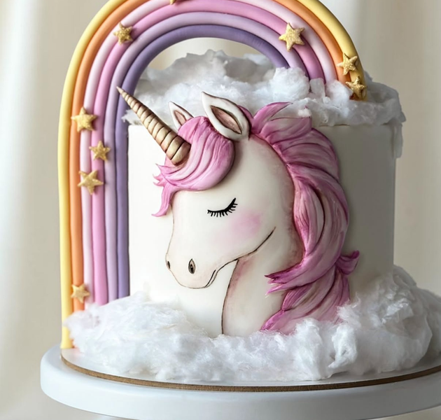 Dreamy Unicorn Rainbow Designer Cake