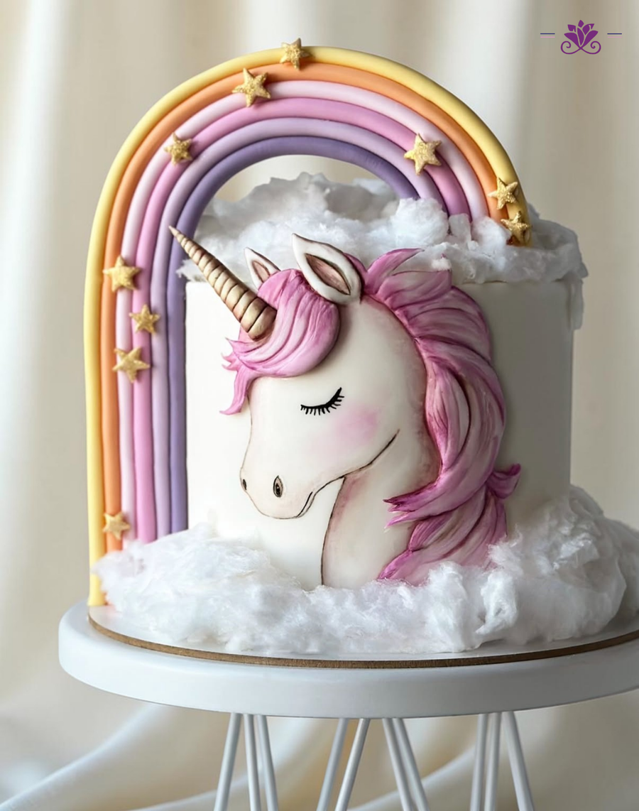 Dreamy Unicorn Rainbow Designer Cake