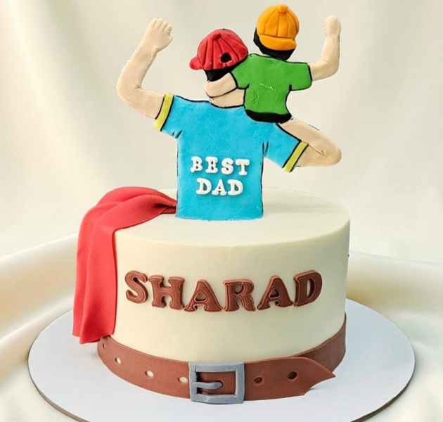 Best Dad Father & Son Theme Designer Cake