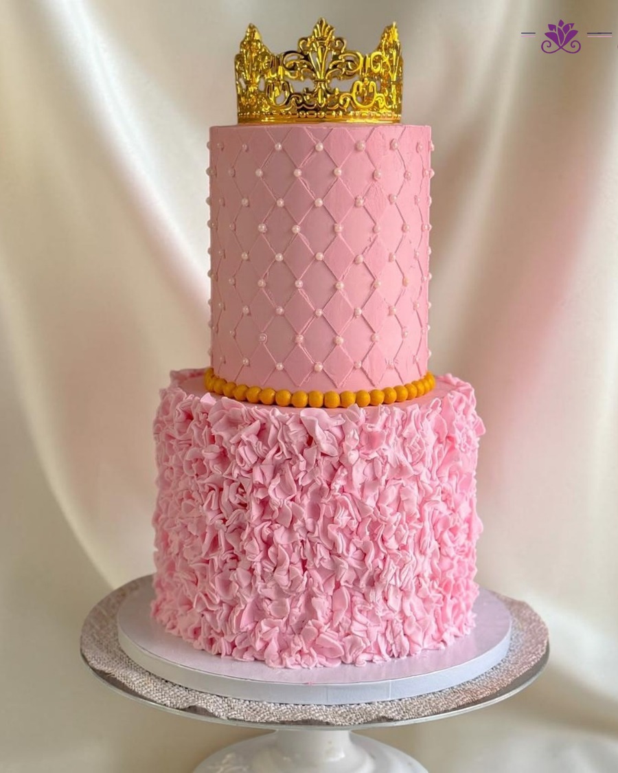 Royal Princess Crown Cake
