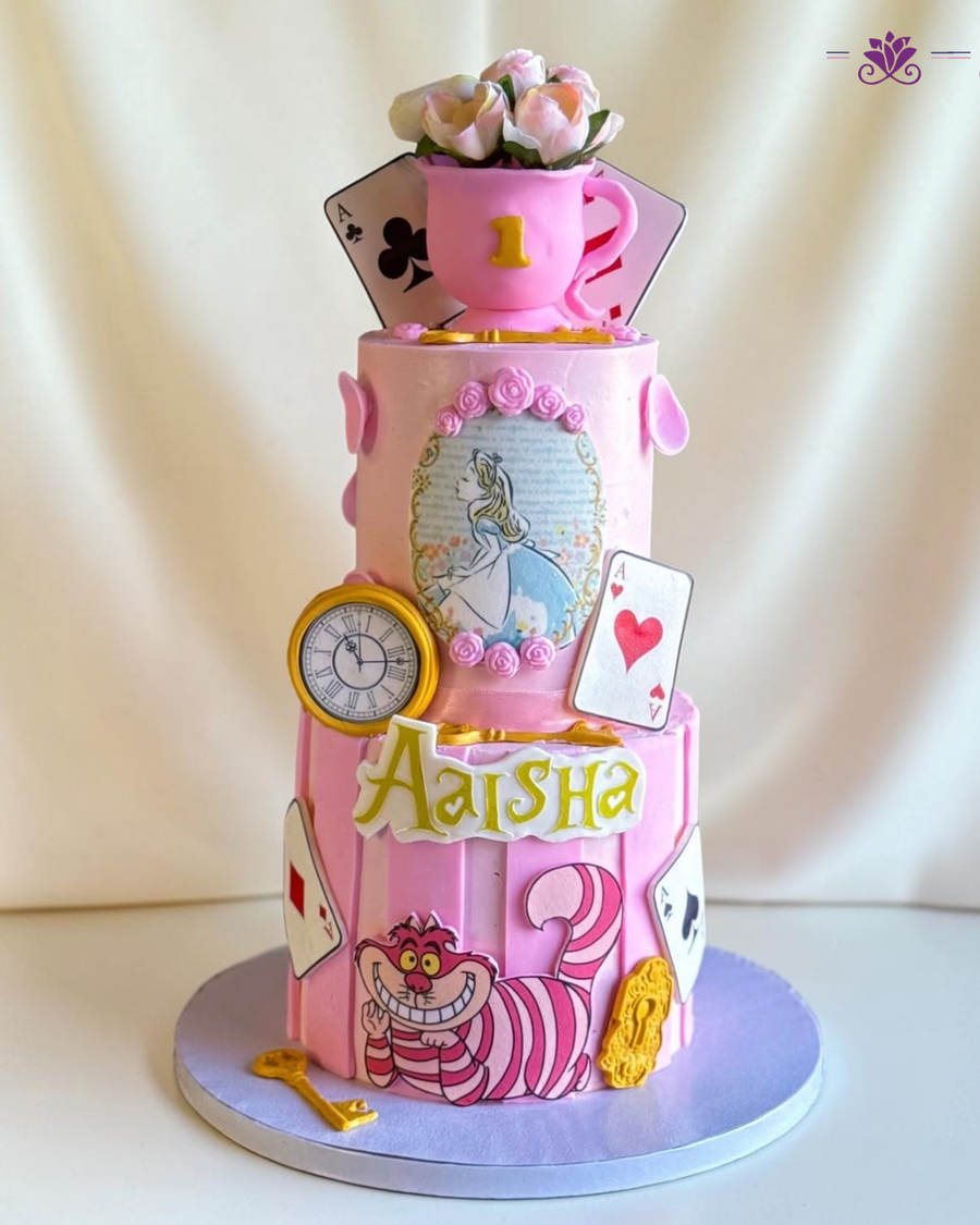 Alice in Wonderland Tea Party Cake