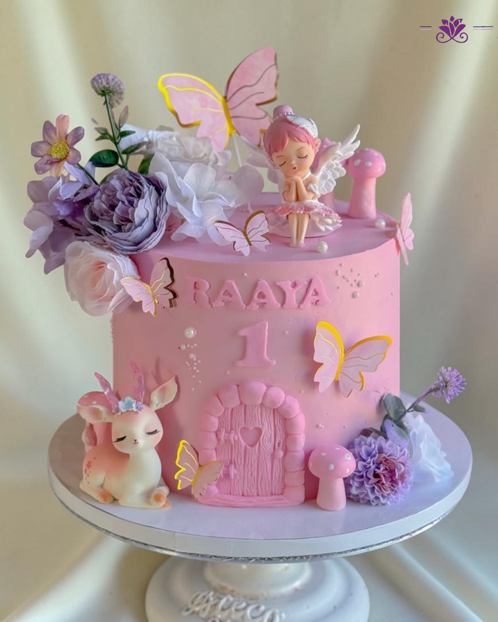 Enchanted Fairy Garden Birthday Cake