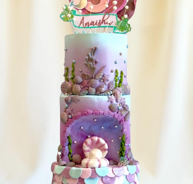 Mermaid Tail Birthday Cake
