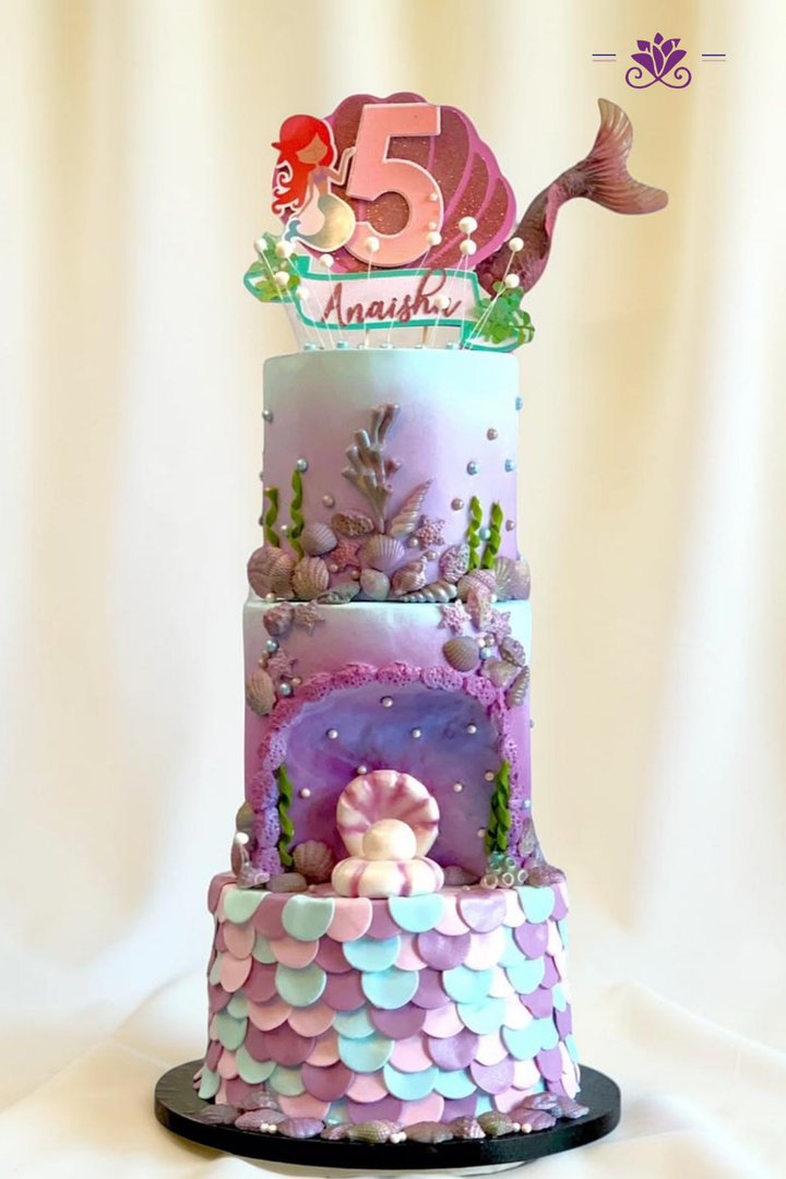 Mermaid Tail Birthday Cake