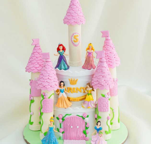 Princess Castle Fantasy Theme Cake