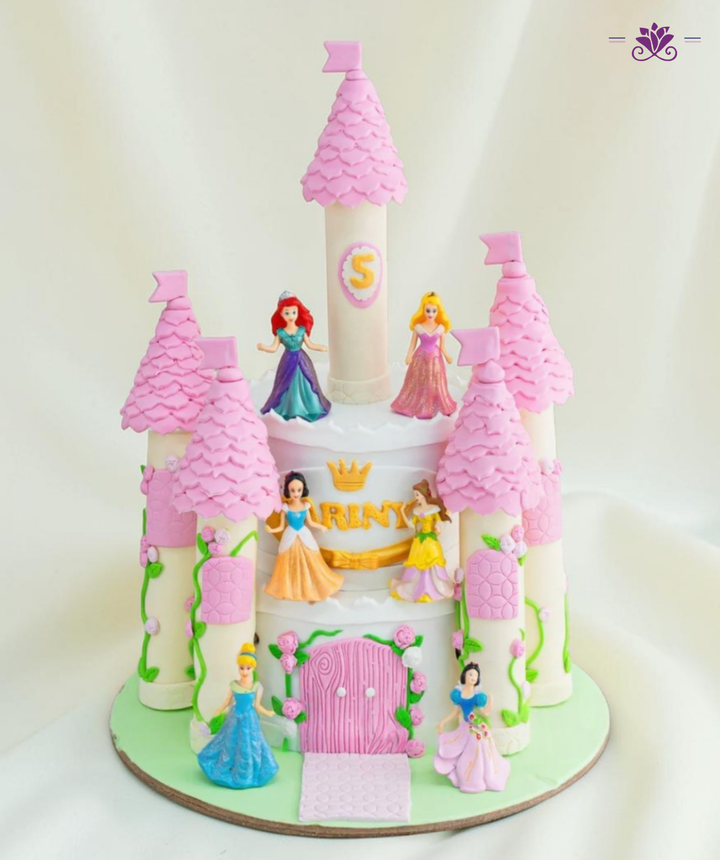 Princess Castle Fantasy Theme Cake