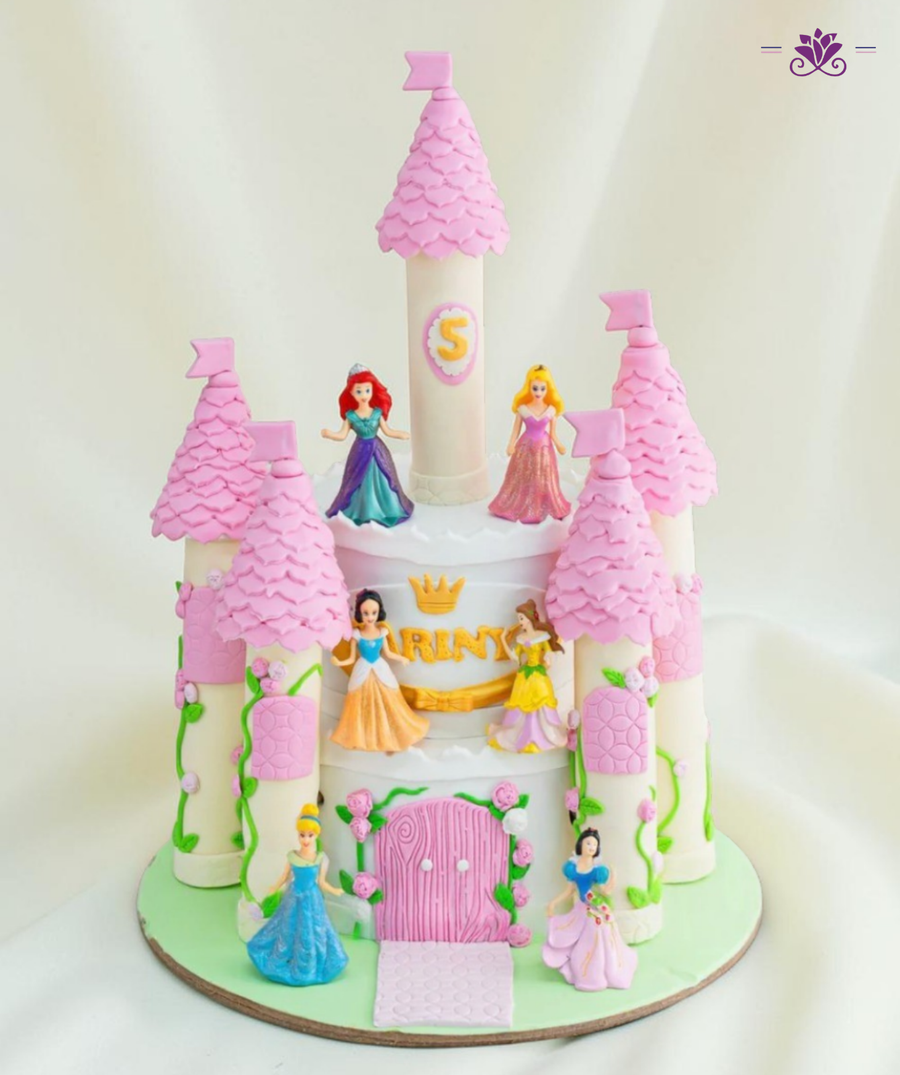 Princess Castle Fantasy Theme Cake