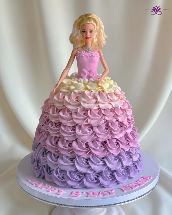 Barbie Doll Dress Cake