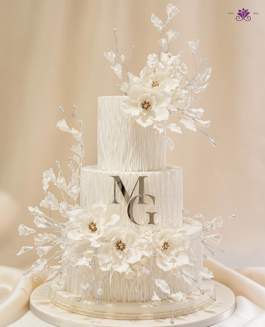 Luxury Floral Wedding Cake