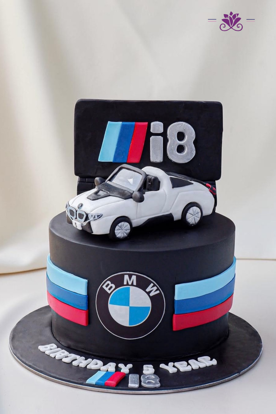 Stylish BMW M Performance car cake