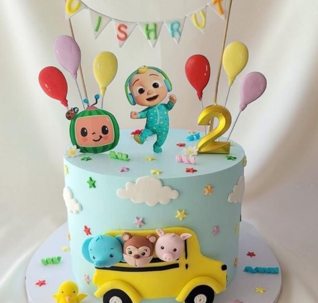 Cocomelon Bus Cake