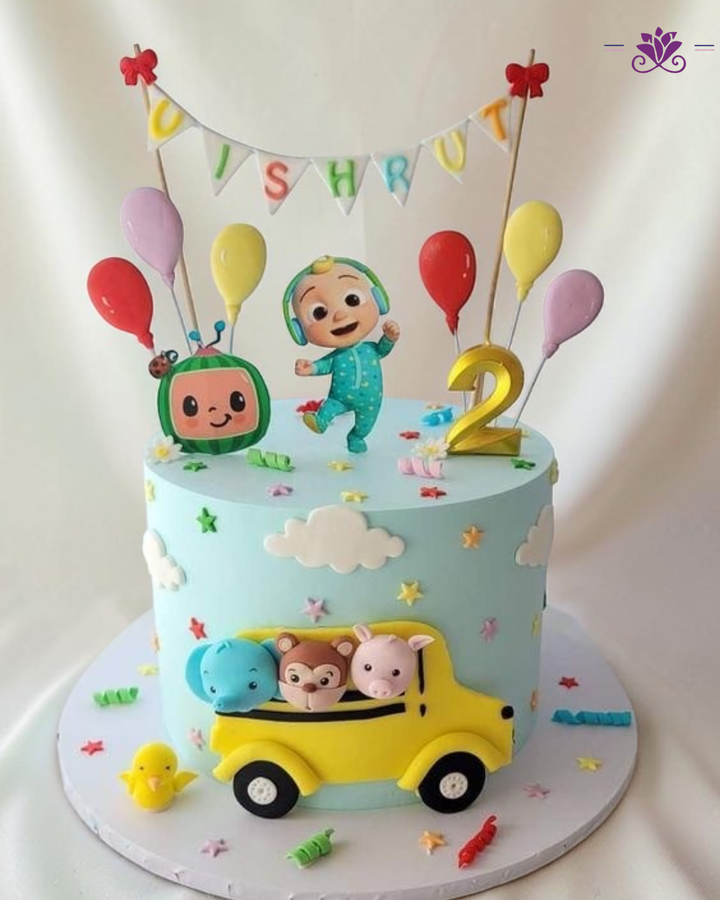 Cocomelon Bus Cake