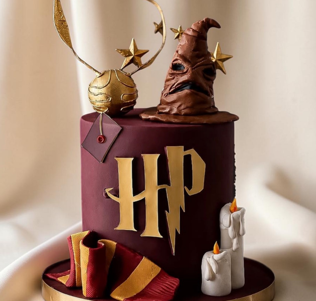 Harry Potter Theme Birthday Cake