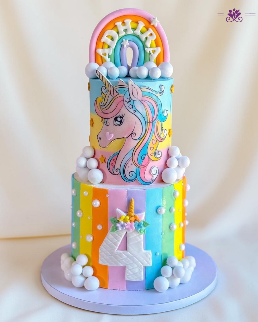 Fantasy Unicorn Birthday Cak