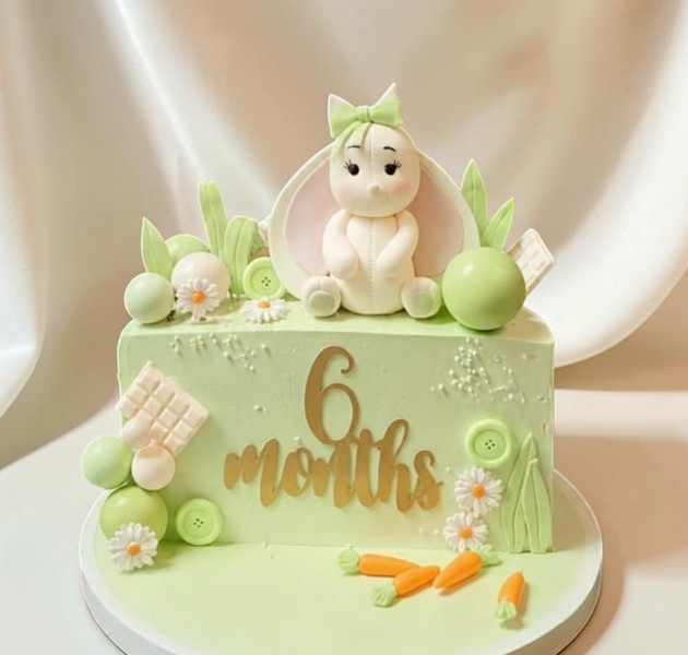 Cute Pastel Bunny Cake