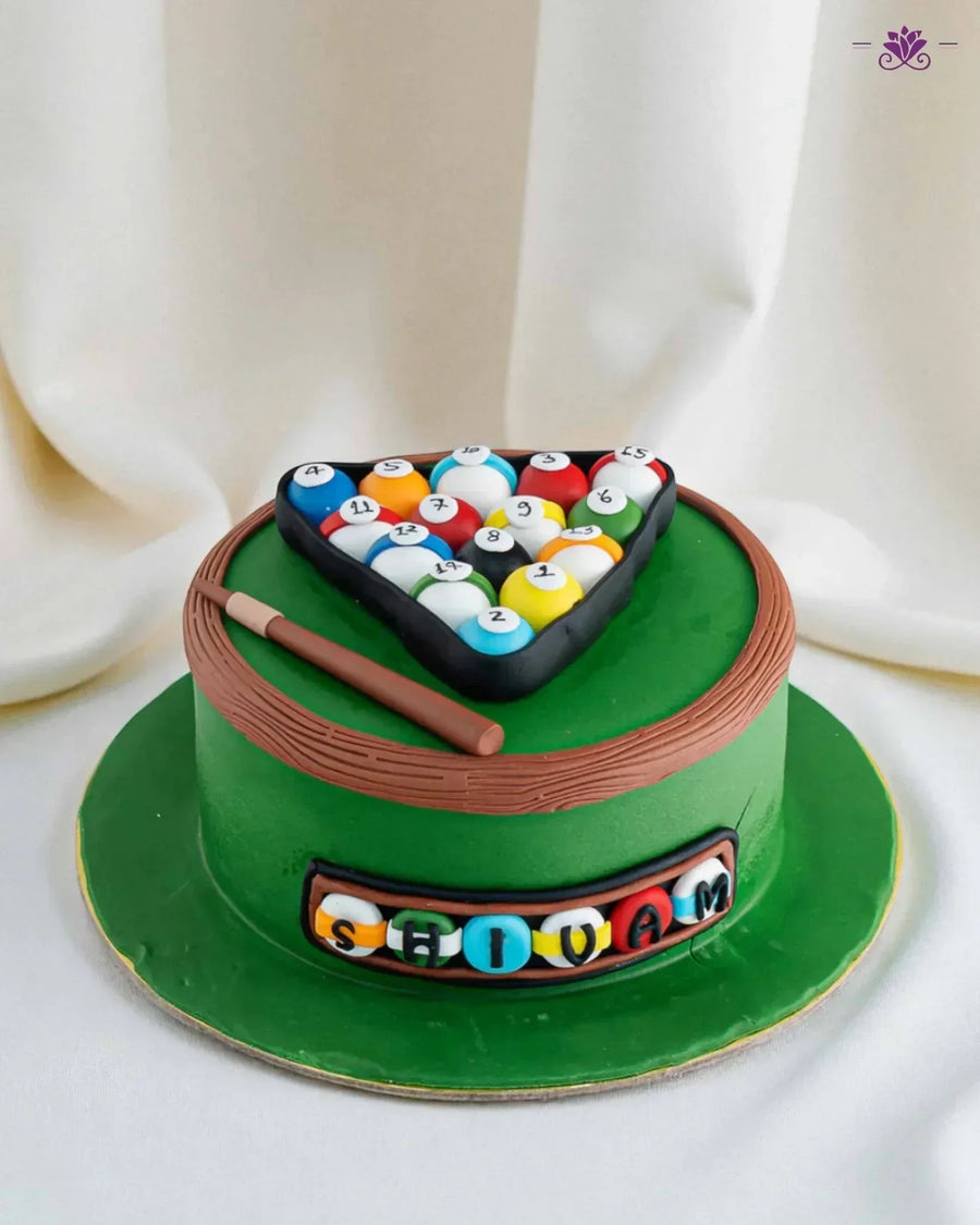 8Ball Pollgame Cake - Terrarich Cake Studio