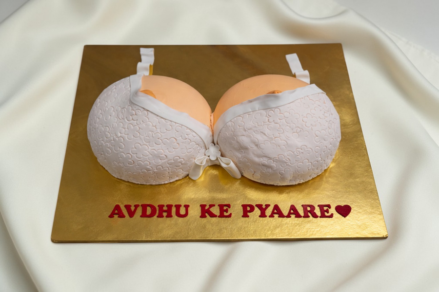 Bachelorette Bra Theme Cake