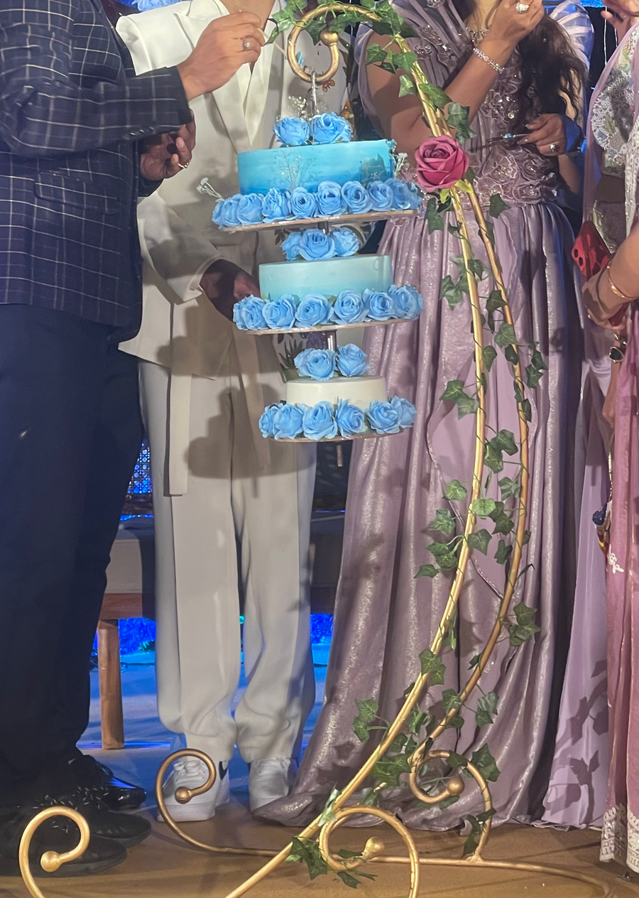 Luxury Floating Tier Wedding Cake