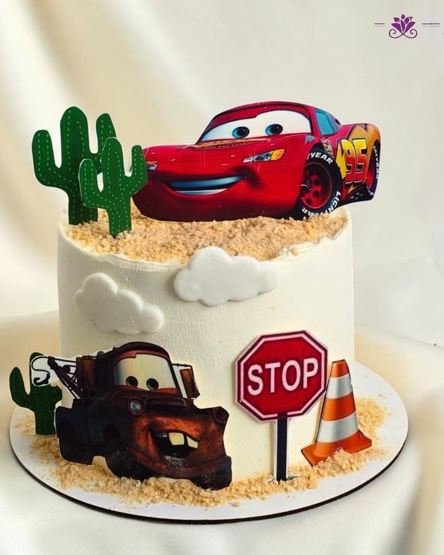 Disney Cars Lightning Adventure Birthday Cake