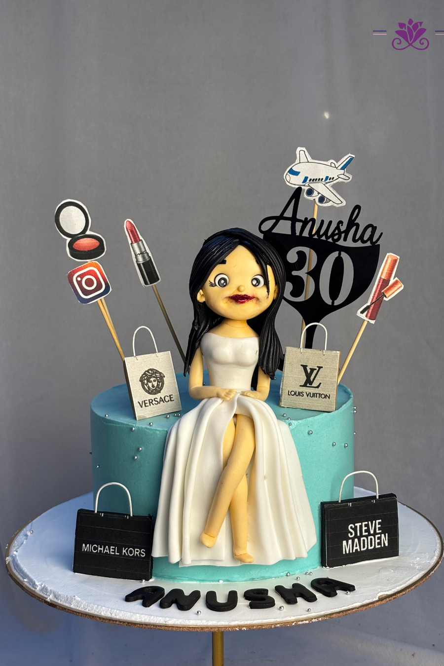 Luxury Brand Shopping & Travel 30th Birthday Cake