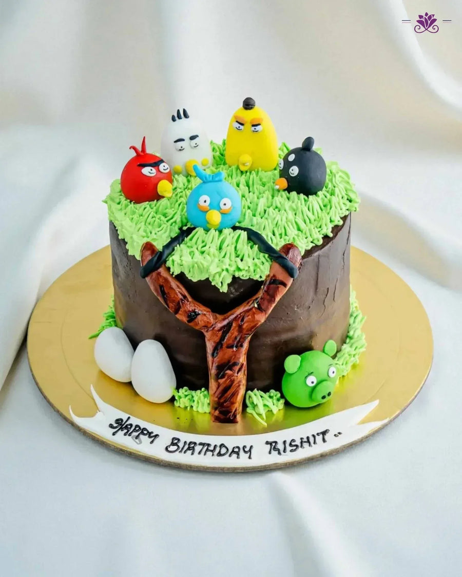 Angry Biords Adventure Cake - Terrarich Cake Studio