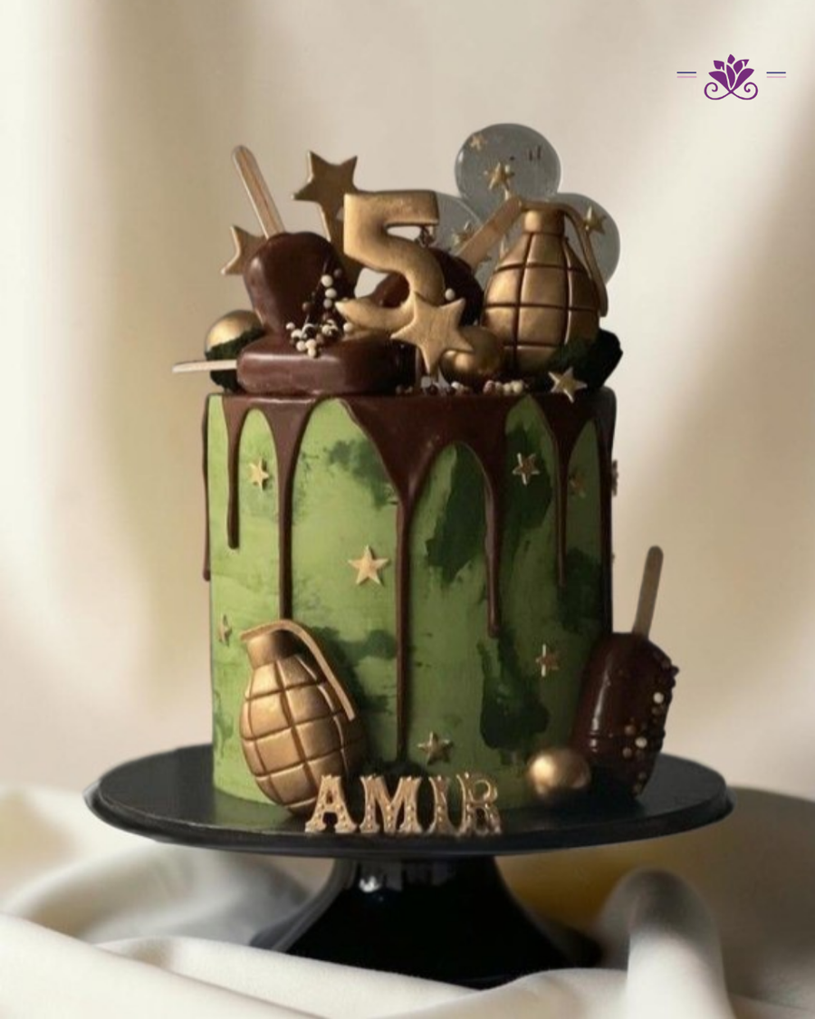 Army Commando Birthday Cake | Military Theme Designer Cake