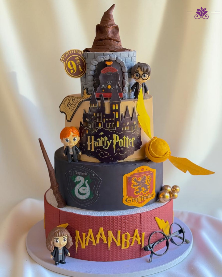 Harry Potter Wizarding World Theme Cake