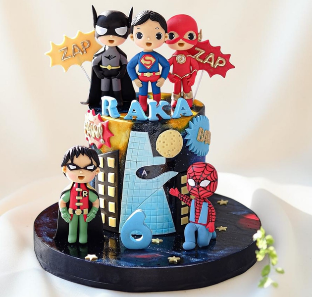 Super Hero Squad Cake