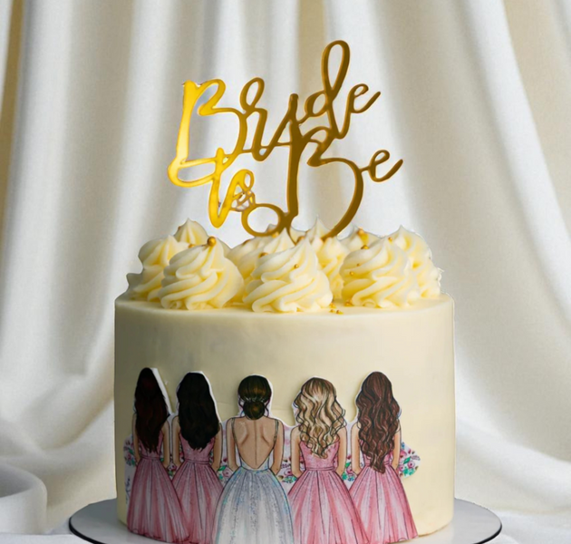The Bride & Her Tribe Cake