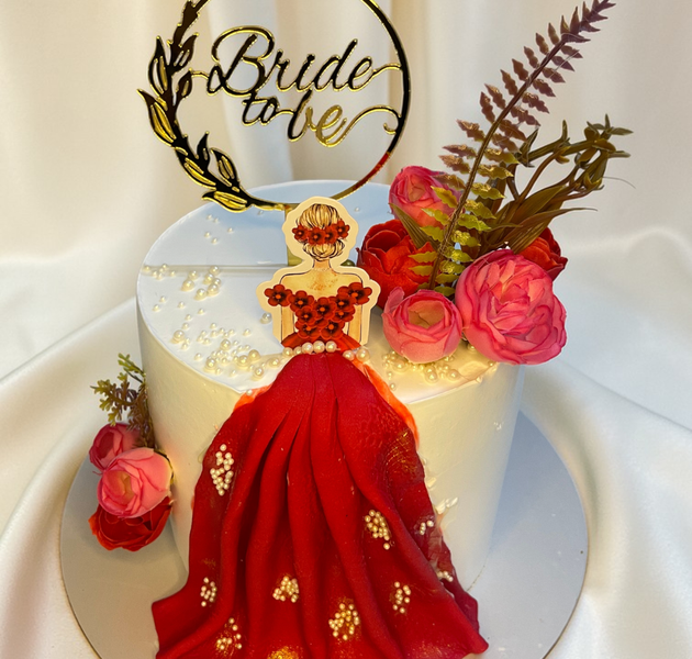 Bride To Be Bridal Shower Cake