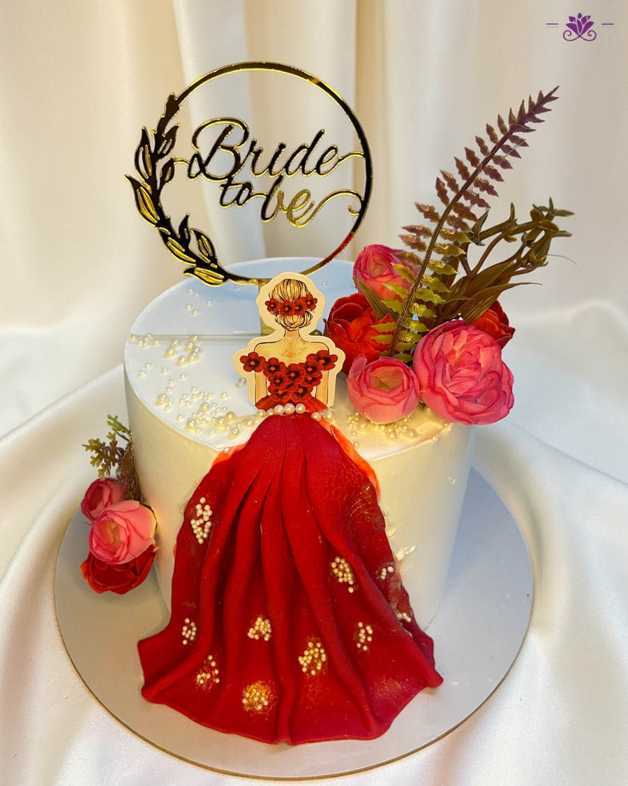 Bride To Be Bridal Shower Cake