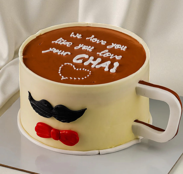 Cute Chai Cup Theme Cake