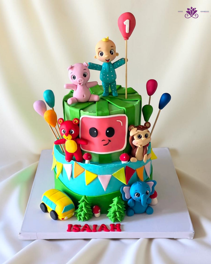 Adorable Baby Animals Cocomelon Cake