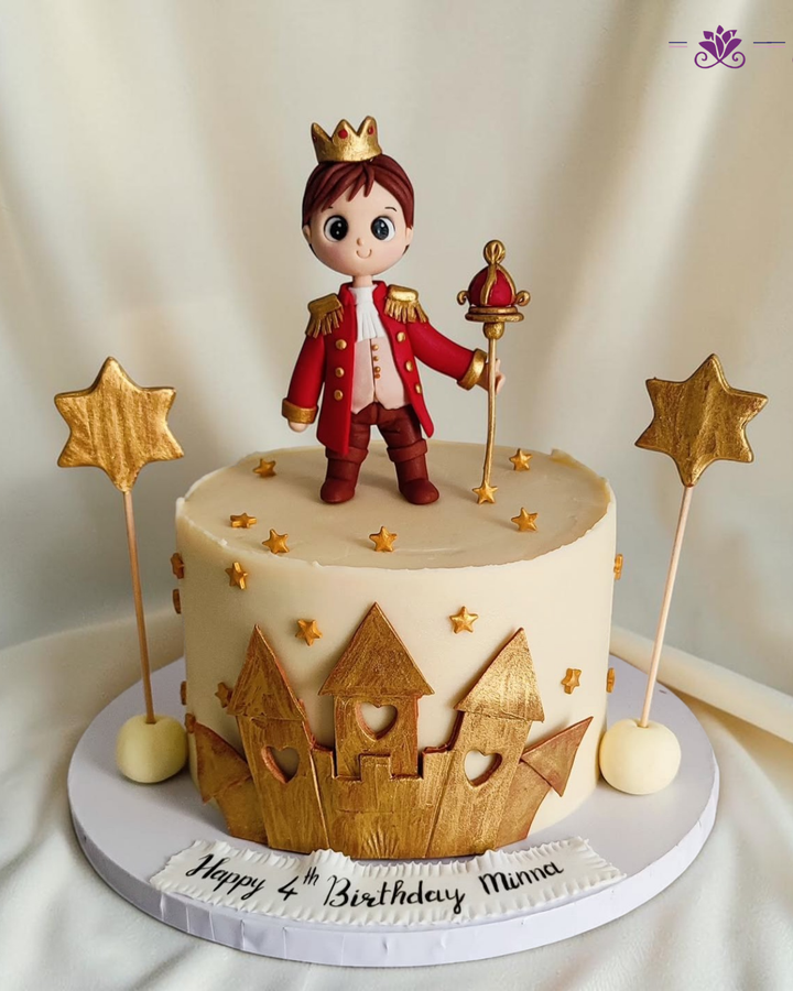 Royal Prince Castle Birthday Cake
