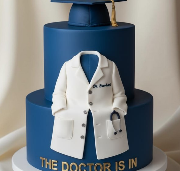 Doctor Graduation Cake