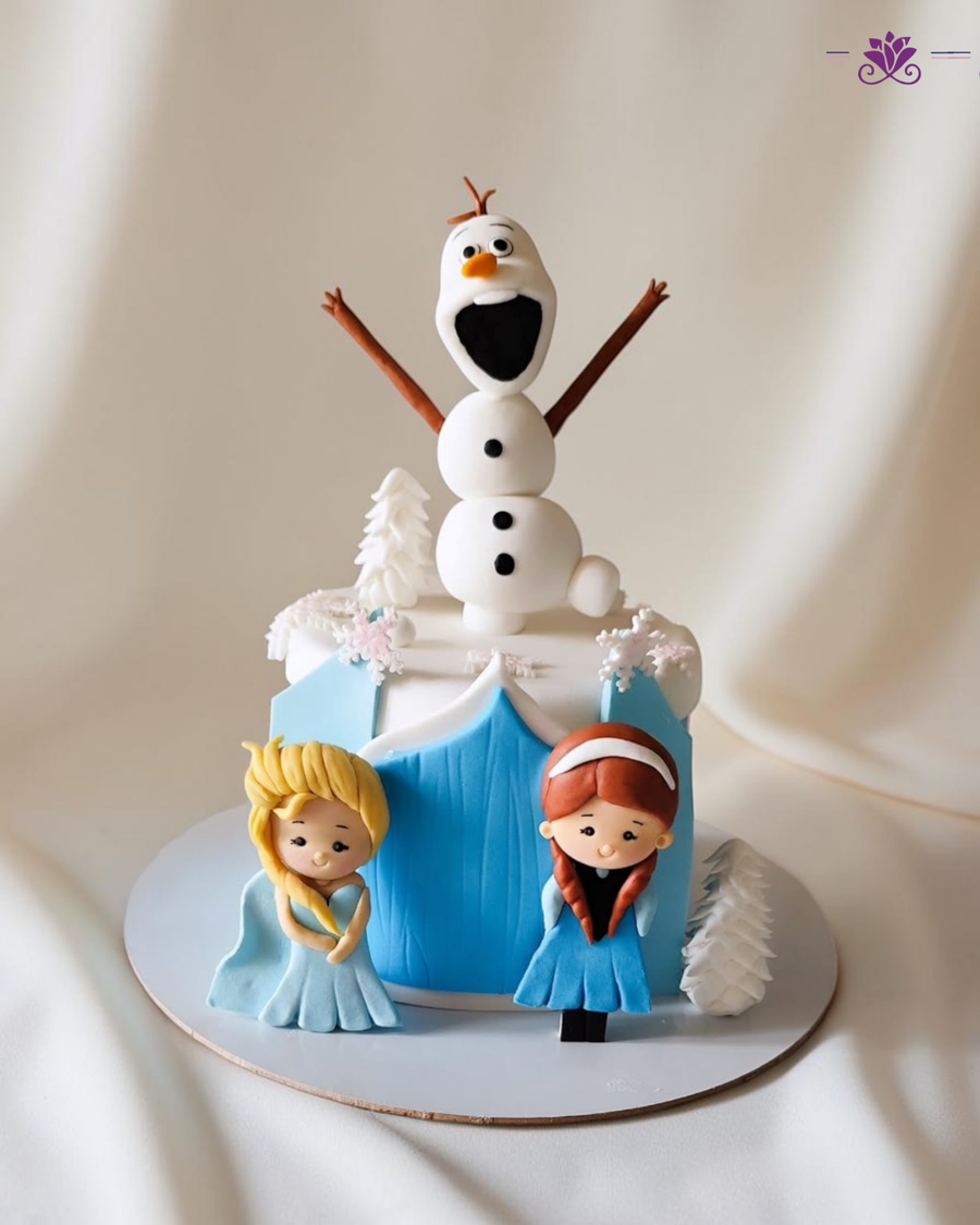 Frozen Princess Winter Wonderland Birthday Cake