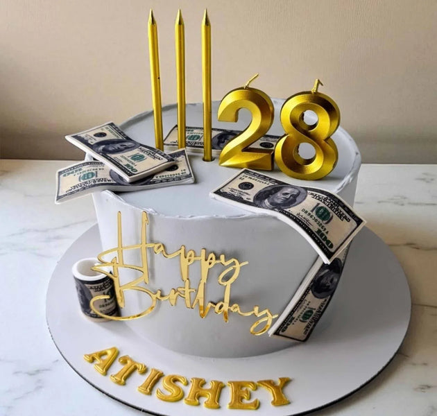 Golden Hustle Money Cake - Terrarich Cake Studio