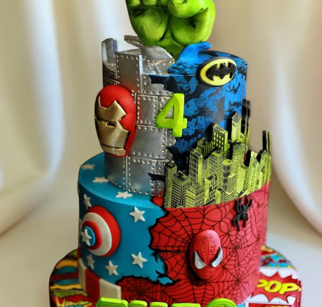 Super Hero Designer Cake