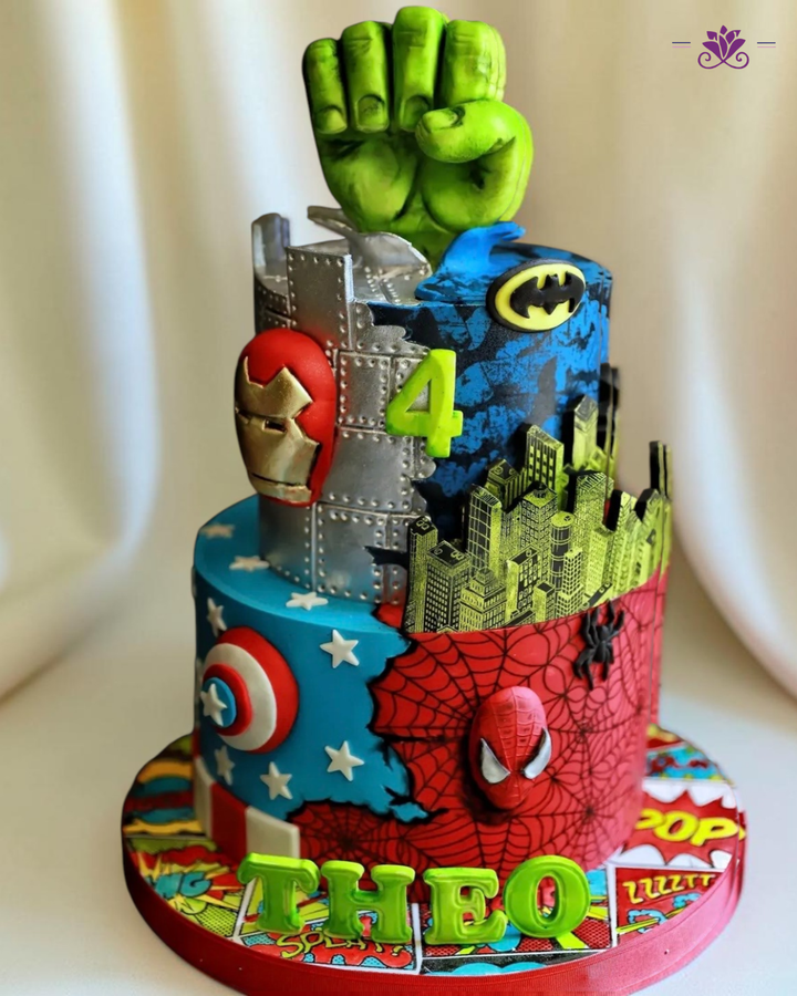 Super Hero Designer Cake