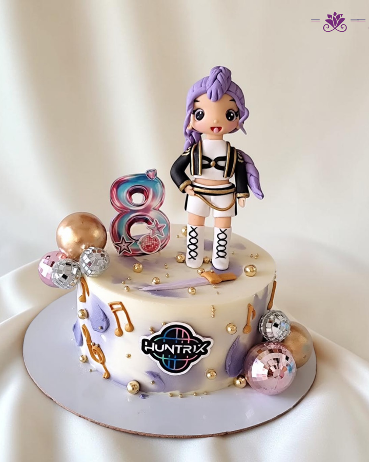 KPop Demon Hunters birthday cake