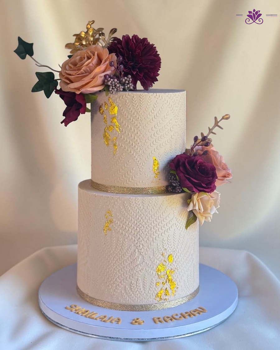 Premium Floral Wedding Cake