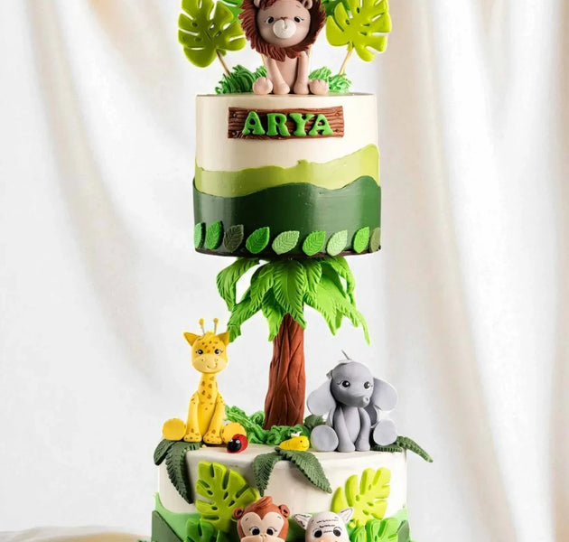 Jungle Joy Anti-Gravity Cake - Terrarich Cake Studio