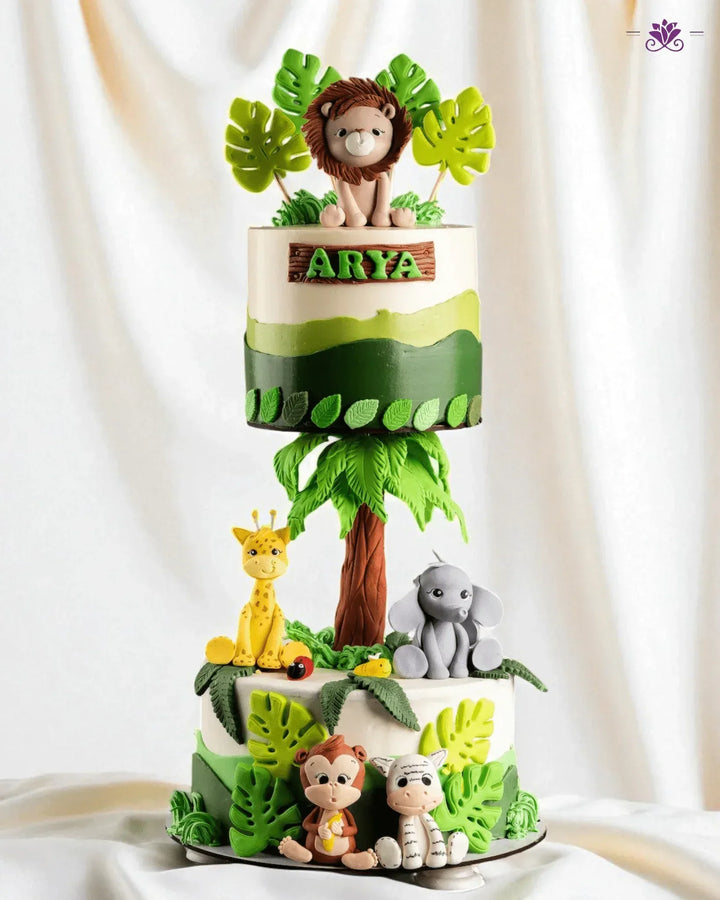Jungle Joy Anti-Gravity Cake
