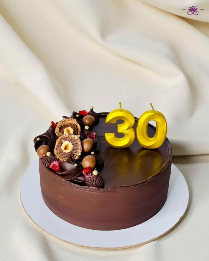 Milestone Truffle Cake
