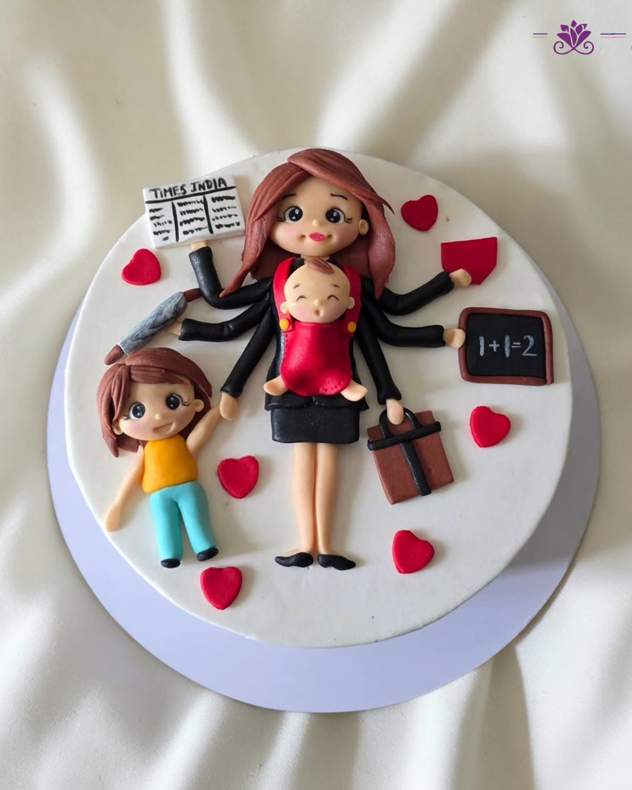 Mom & Daughter Love Celebration cake