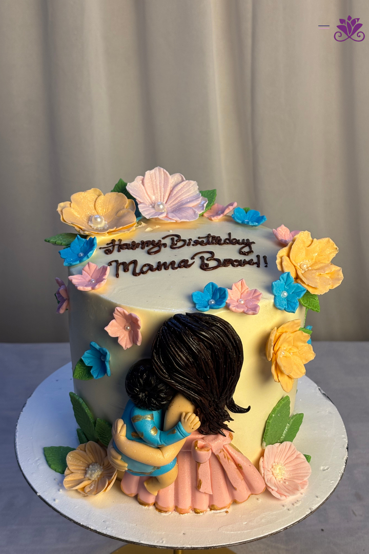 Mother & Child Hug Floral 