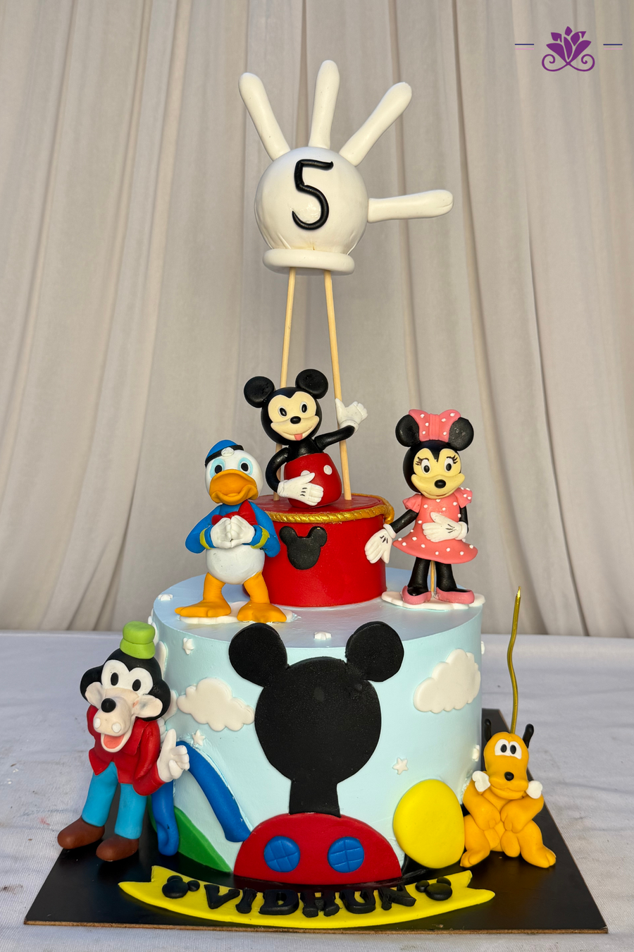 Mickey Mouse Clubhouse & Friends 5th Birthday Celebration Cake