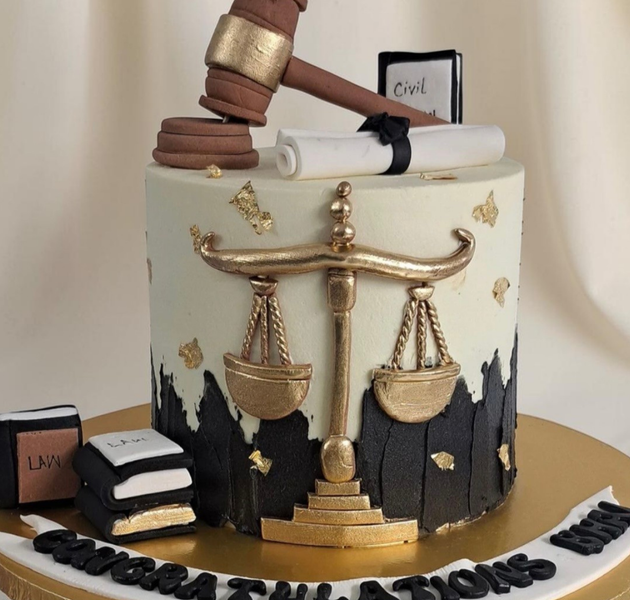 Premium Legal Career Cake